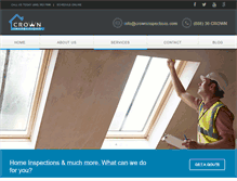Tablet Screenshot of crowninspections.com